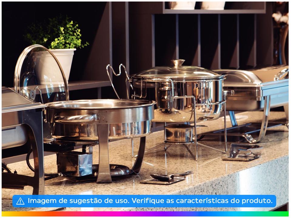 Rechaud Inox 4,3L Tramontina 61041200 4 Peças - 2