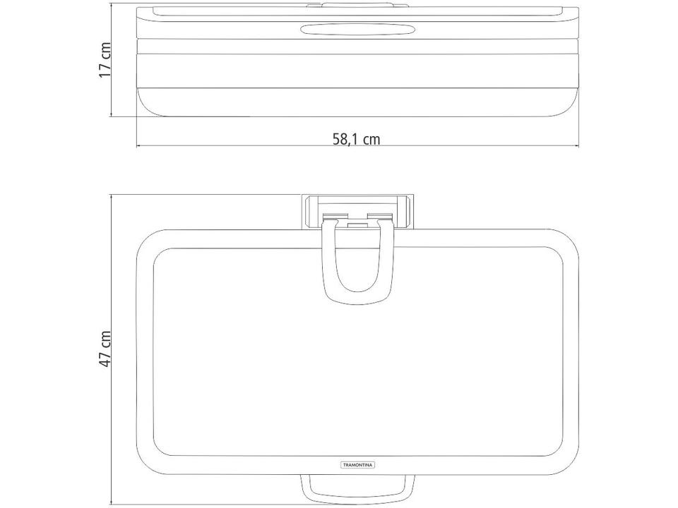 Rechaud Inox 9,06L Tramontina 61026010 com Tampa - 2