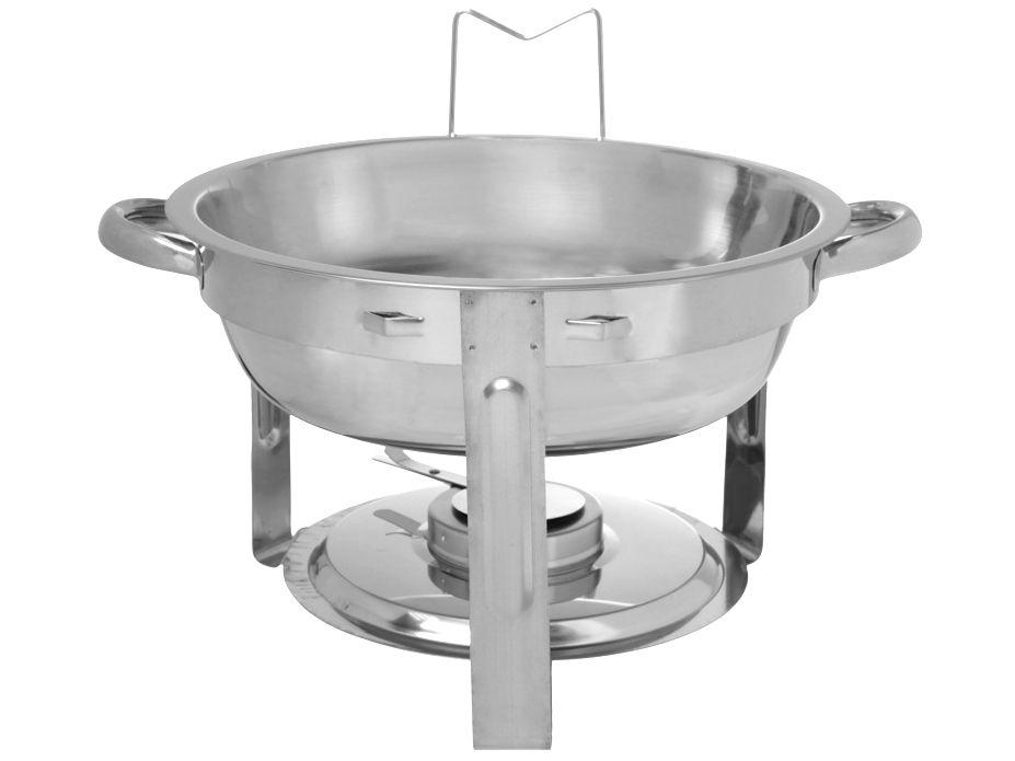 Rechaud Inox Hauskraft Redondo 7 Peças - 1