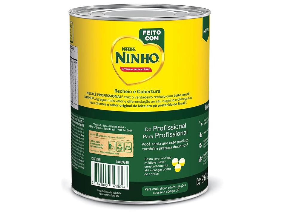 Recheio e Cobertura Leite em pó Ninho Nestle Integral - 4