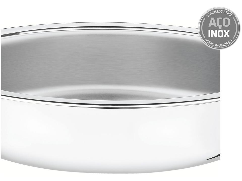 Recipiente para Banho Maria Inox Redondo 4,3L Tramontina 61041110 - 1