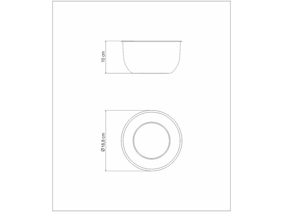 Recipiente Redondo em Inox 1,6 Litros - 3