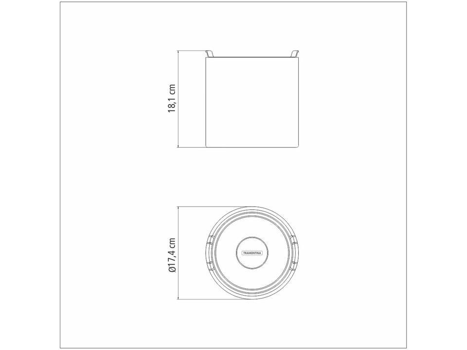 Recipiente Redondo em Inox 3,4 Litros - 5