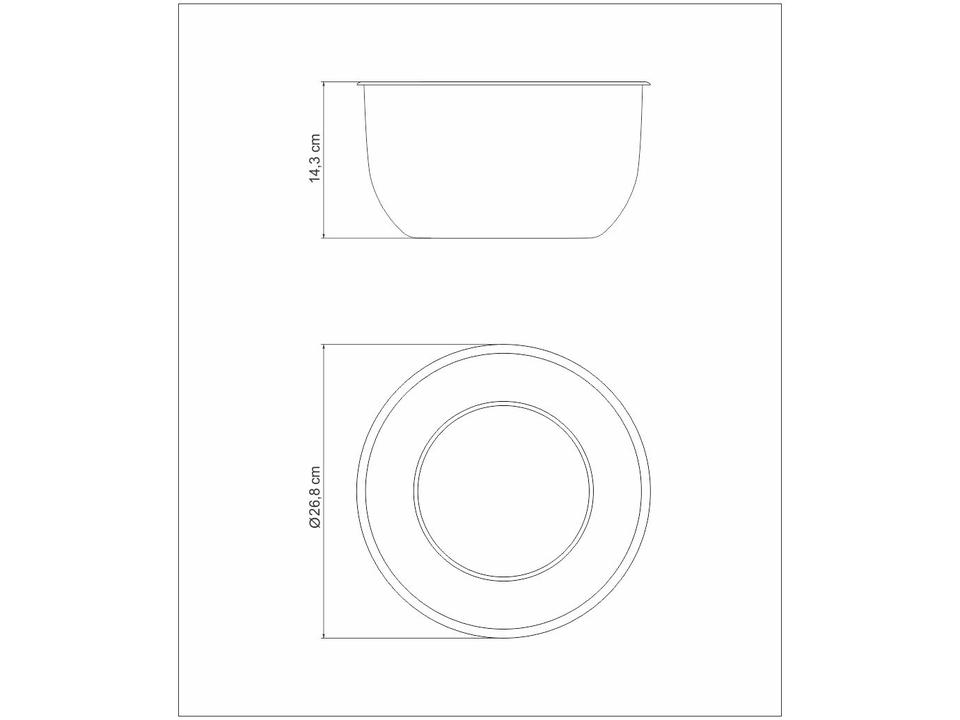 Recipiente Redondo em Inox 5,2 Litros Tramontina 61228/241 - 4