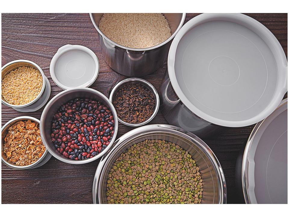 Recipiente Redondo em Inox 5,2 Litros Tramontina 61228/241 - 1