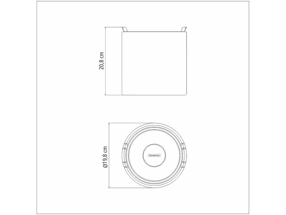 Recipiente Redondo em Inox 5,28 Litros Tramontina 61227/180 - 4