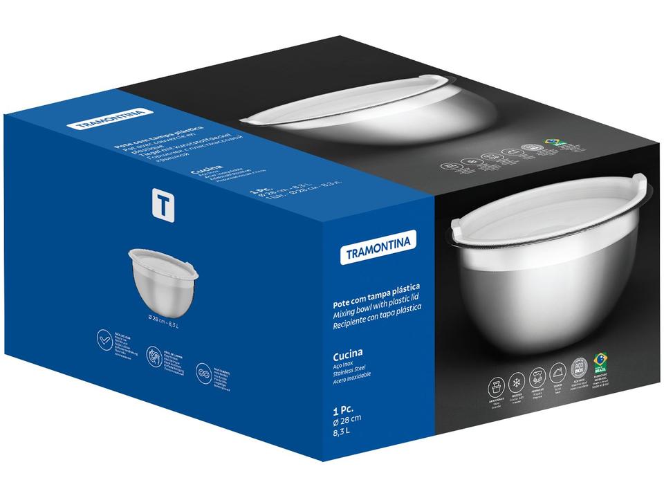 Recipiente Redondo em Inox 8,3 Litros - 6