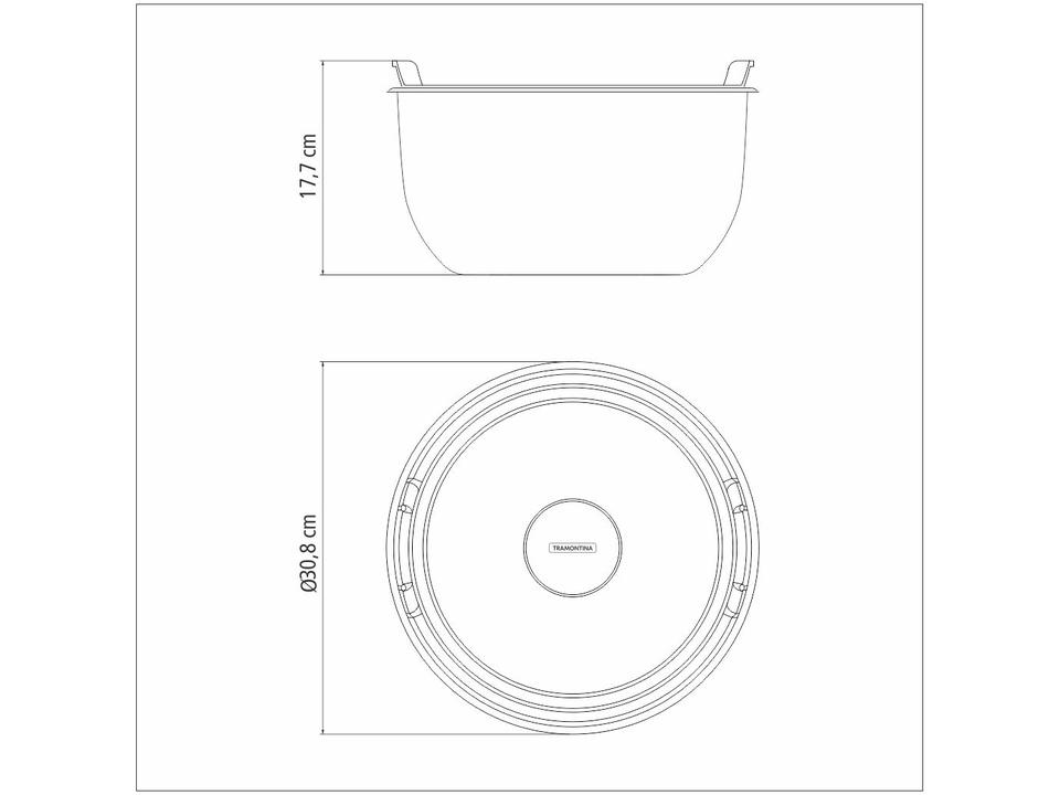 Recipiente Redondo em Inox 8,3 Litros - 5
