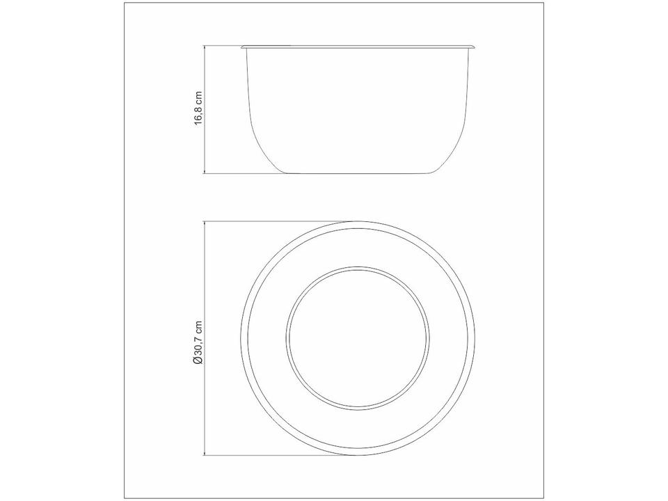 Recipiente Redondo em Inox 8,3 Litros Tramontina 61228/281 - 4