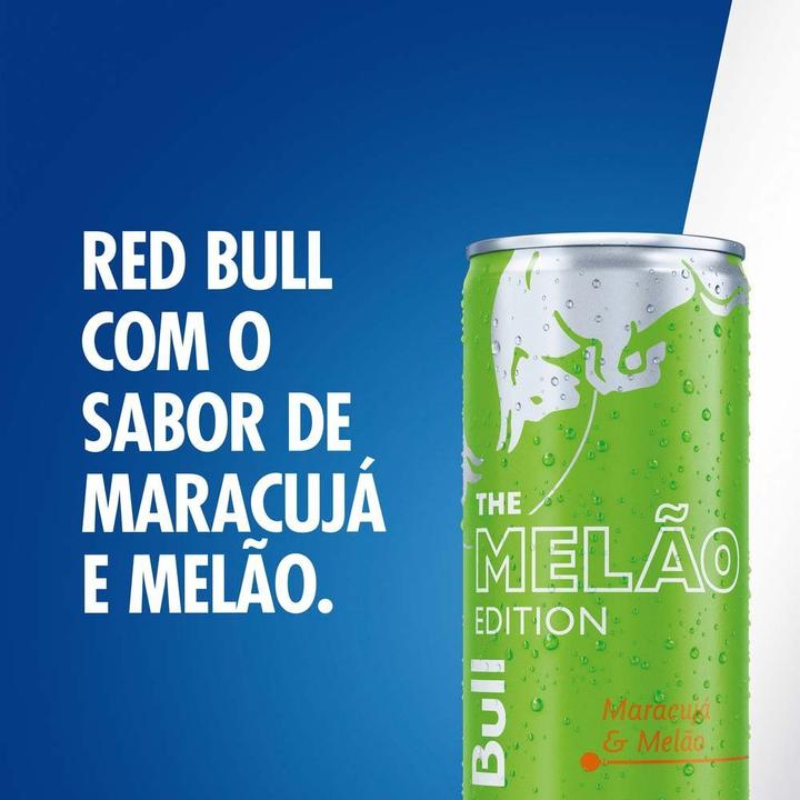 Red Bull Energético Maracujá e Melão 250ml 4 latas - 2