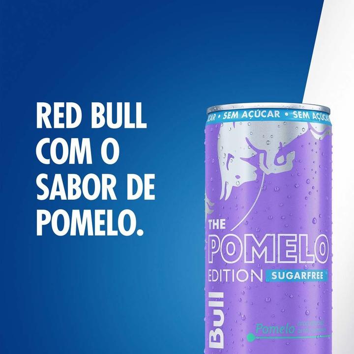 Red Bull Energético Pomelo Sem Açúcar 250ml 4 latas - 2