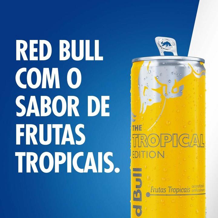 Red Bull Energético Tropical 250ml 4 latas - 2