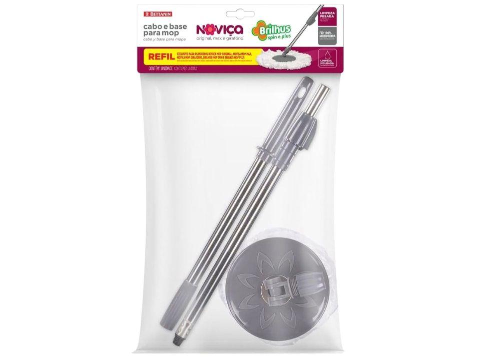Refil Mop Giratório de Microfibra Original Bettanin Noviça Brilhus - 2