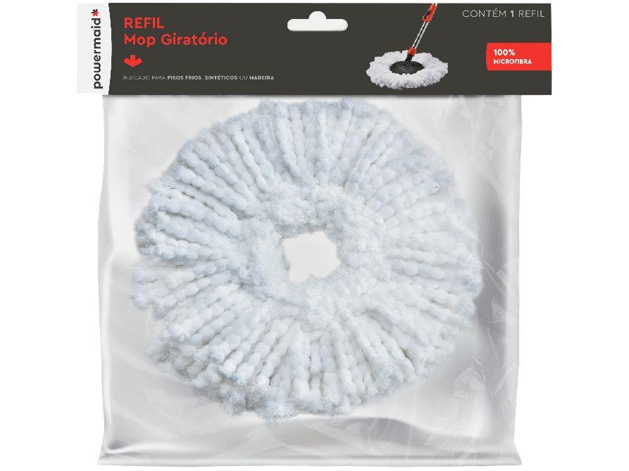 Refil Mop Giratório Microfibra Powermaid Pro e Duo - 1