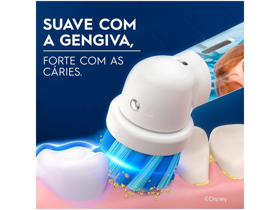 Refil para Escova de Dentes Elétrica Infantil Disney Frozen Oral-B Pro Kids 3+ 2 Unidades - 3