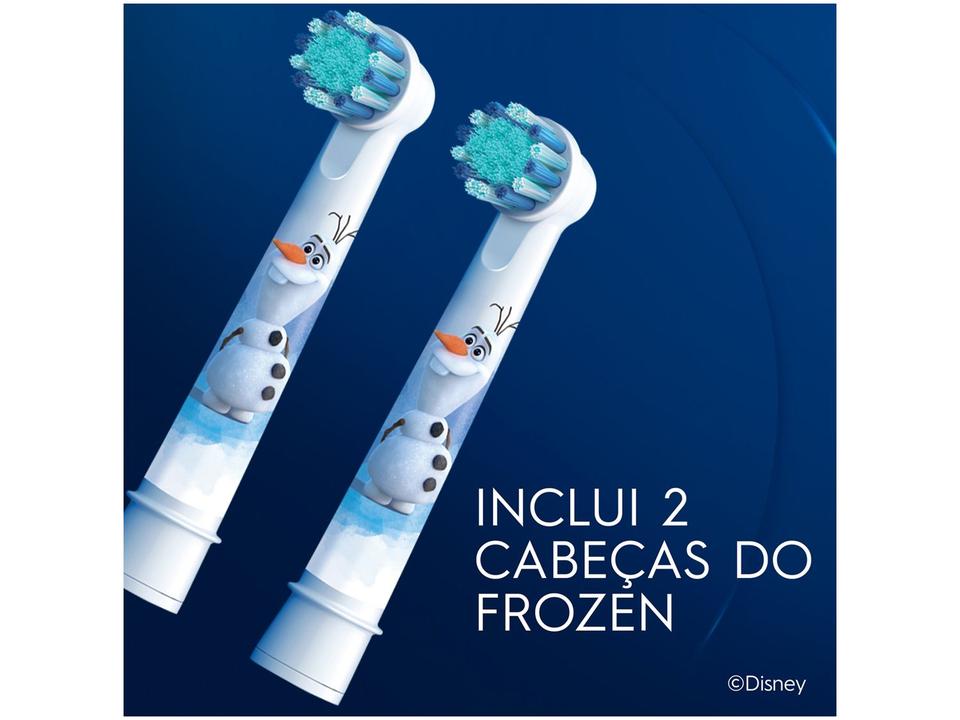 Refil para Escova de Dentes Elétrica Infantil Disney Frozen Oral-B Pro Kids 3+ 2 Unidades - 2