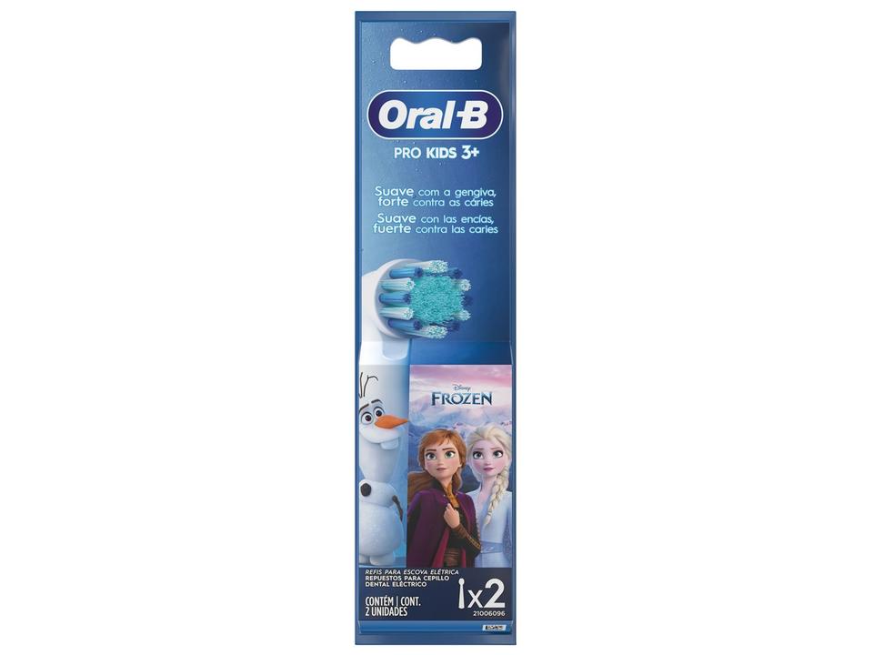 Refil para Escova de Dentes Elétrica Infantil Disney Frozen Oral-B Pro Kids 3+ 2 Unidades - 1