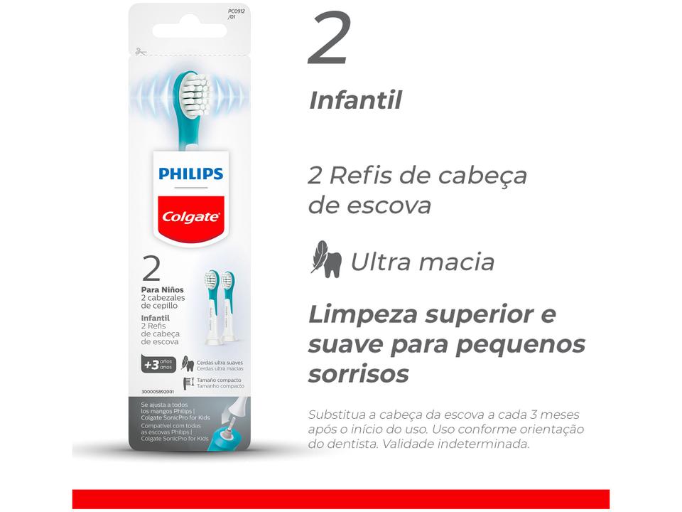 Refil para Escova de Dentes Elétrica Infantil - 2