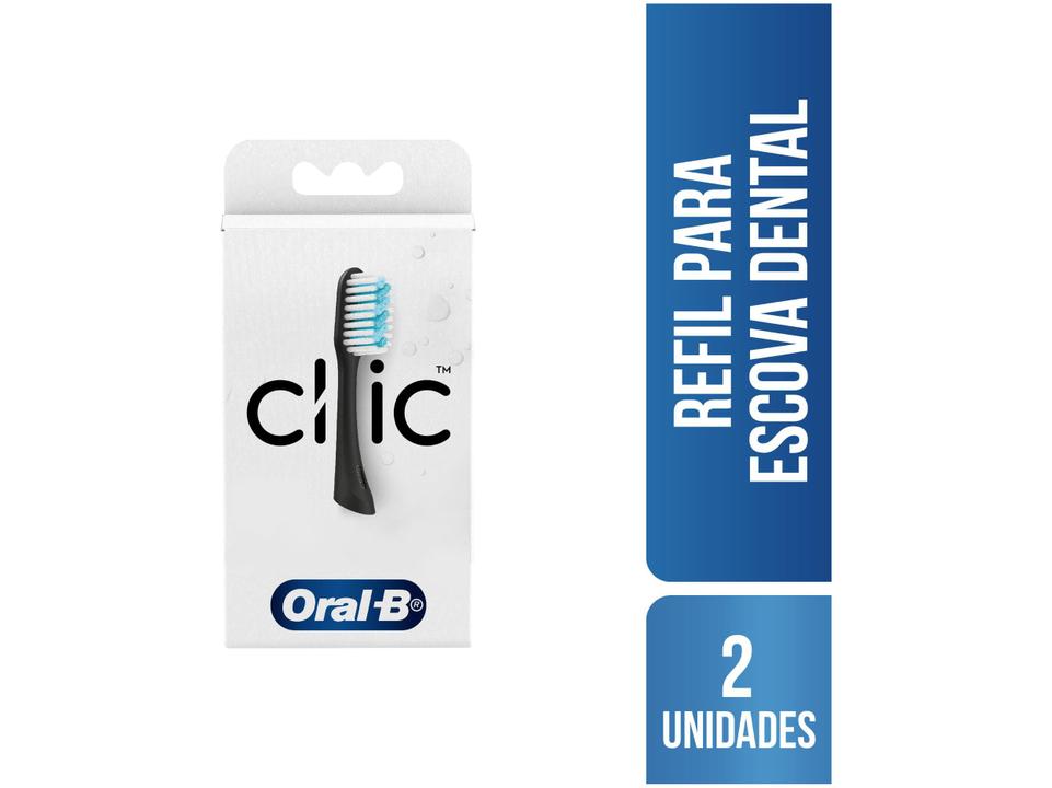 Refil para Escova de Dentes Oral-B Clic - 2 Unidades - 1