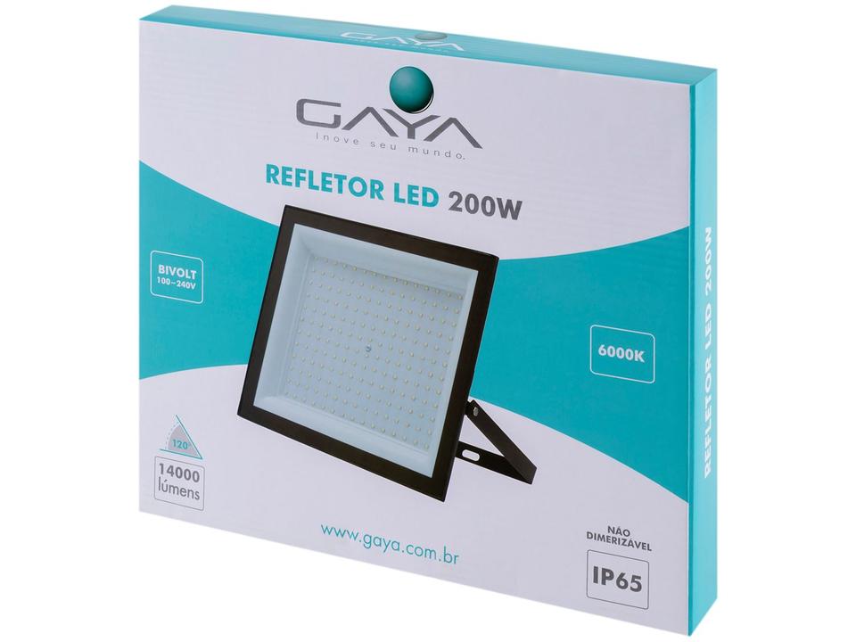 Refletor LED 200W 6000K Branco Gaya - 5