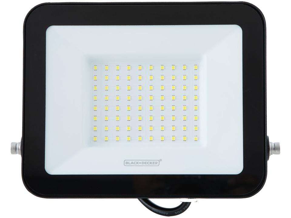 Refletor LED SMD 100W 6500K Branca - Black+Decker Eco - 1
