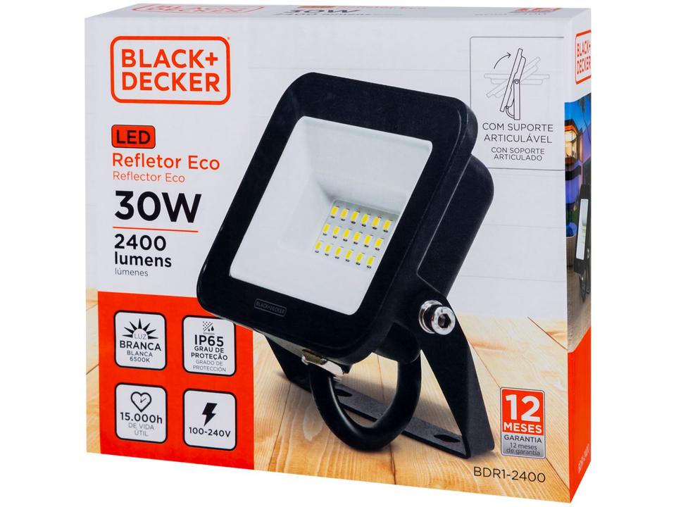 Refletor LED SMD 30W 6500K Branca - 7