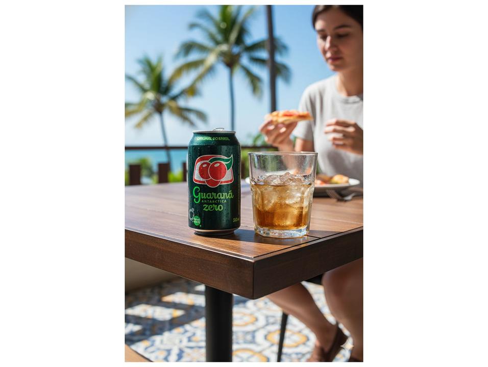Refrigerante Lata Guaraná Antarctica Zero 12 Unidades 350ml - 1