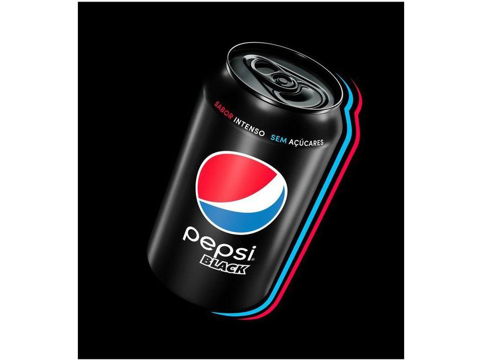 Refrigerante Pepsi Black Sem Açúcar 350ml Lata 12 Unidades - 2
