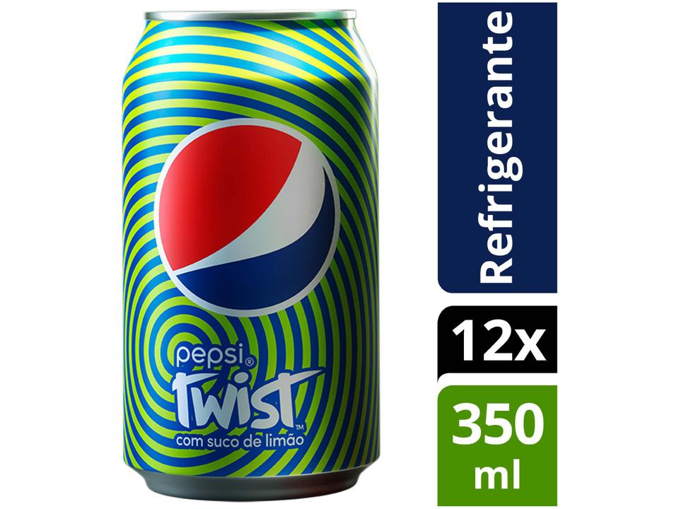 Refrigerante Pepsi Twist 350ml Lata 12 Unidades - 1
