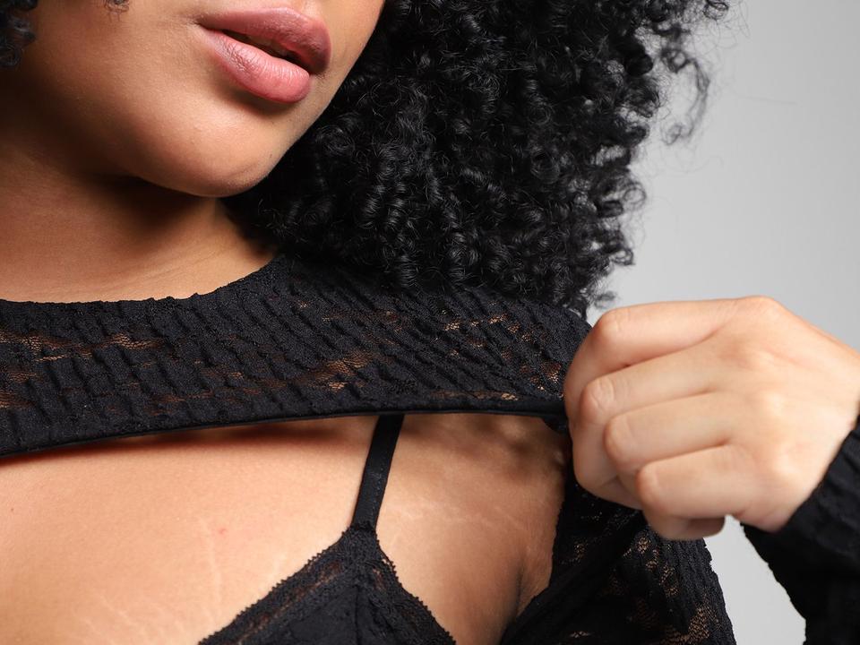 Regata Vista Magalu C/ Manga Removível Renda - 4