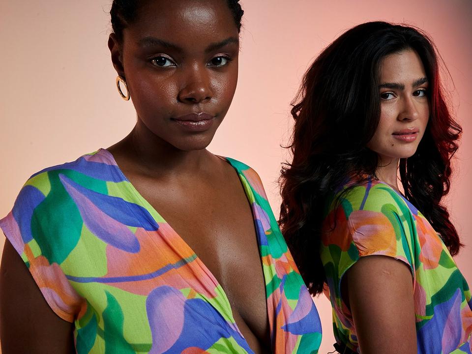 Regata Vista Magalu x Flora Yumi  Viscose Nó Frontal - 2