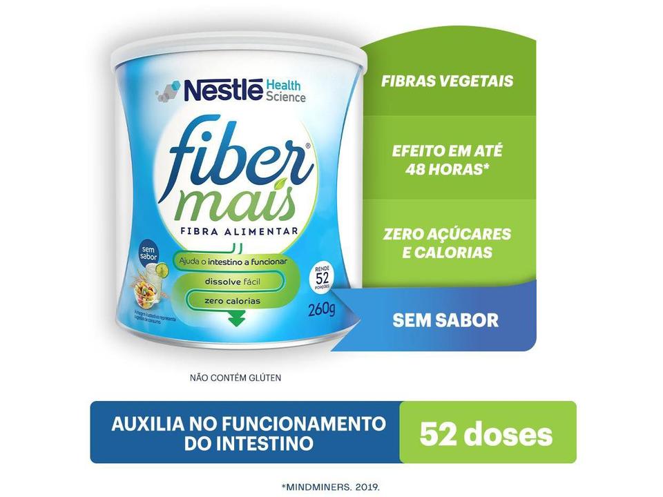 Regulador Intestinal Fiber Mais Sem Sabor - 10