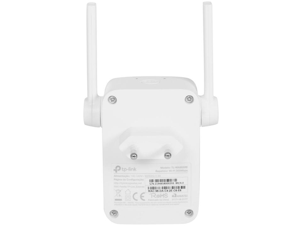 Repetidor de Sinal Wi-Fi TP-Link TL-WA855RE - 300Mbps 2 Antenas - Bivolt - 3