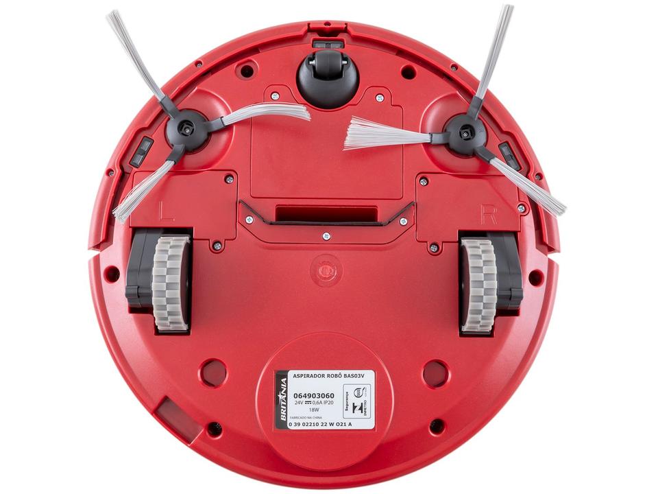 Robô Aspirador de Pó Britânia 18W - 2