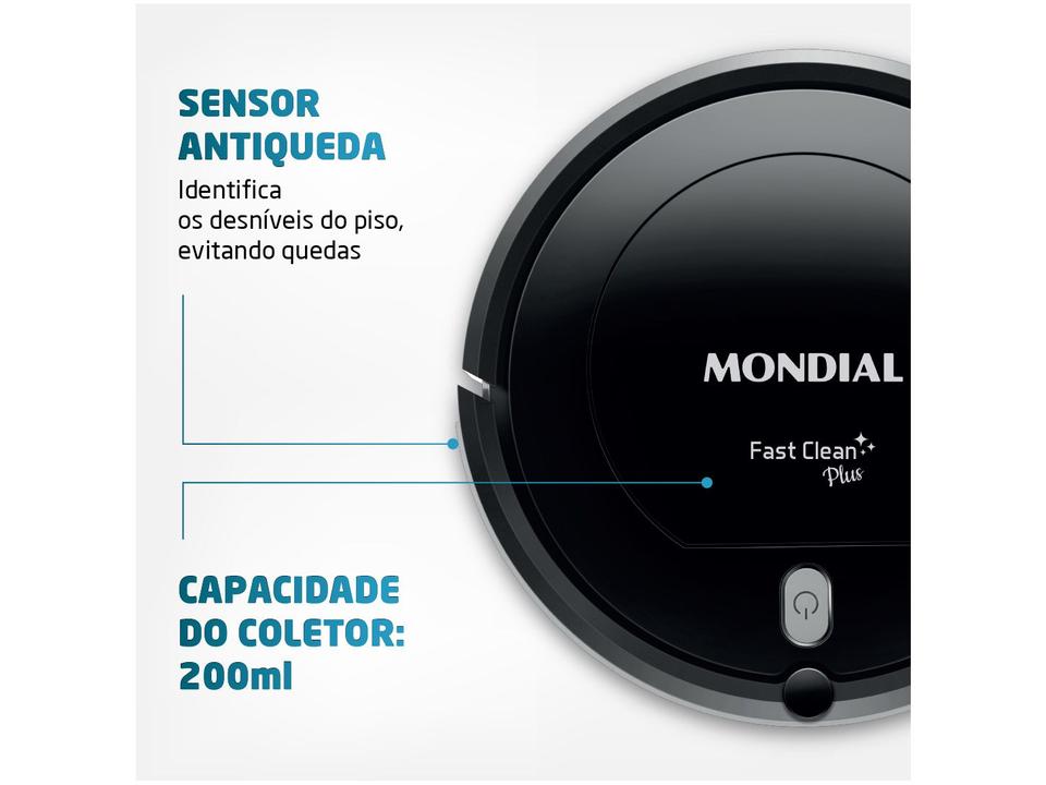 Robô Aspirador Inteligente Mondial RB-03 35W - 4