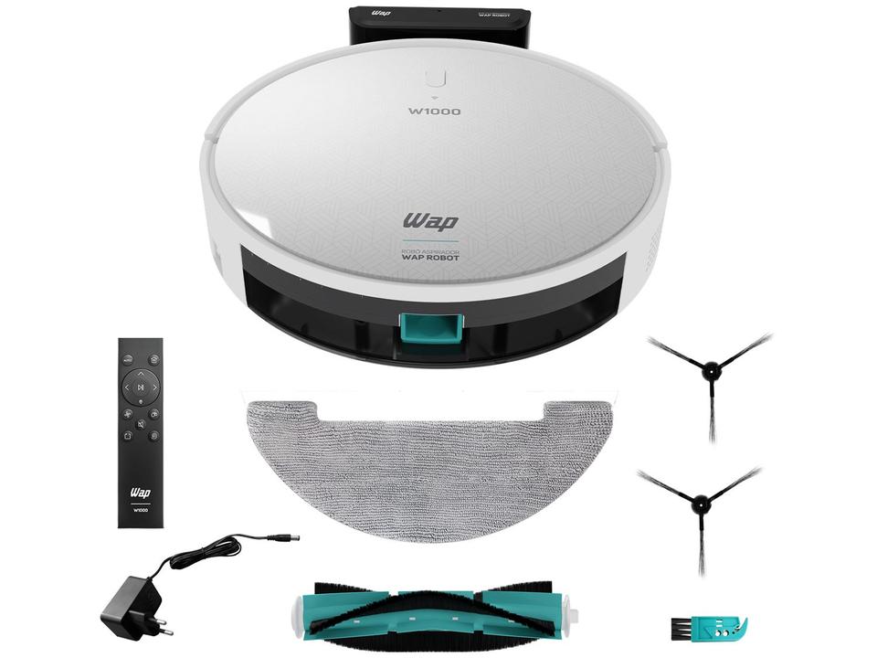 Robô Aspirador Inteligente Wap Robot W1000 36W Wi-Fi compatível com Alexa - 23