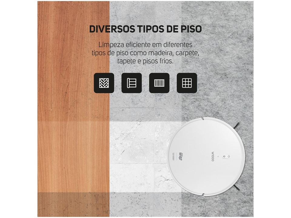 Robô Aspirador Inteligente Wap Robot W1000 36W Wi-Fi compatível com Alexa - 10