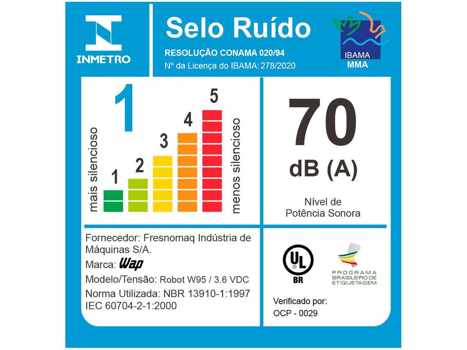 Robô Aspirador WAP W96 30W - 24