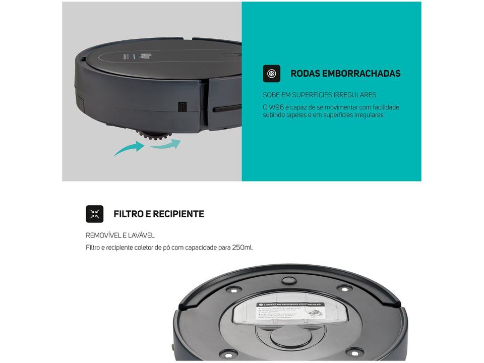 Robô Aspirador WAP W96 30W - 17