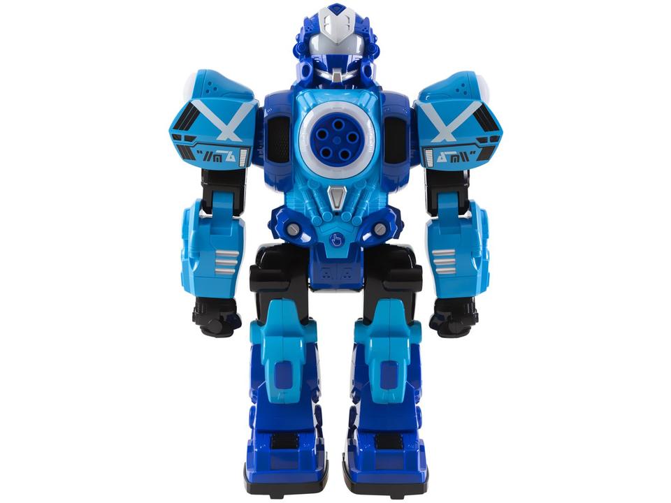Robô de Brinquedo com Controle Remoto - Emite Som e Luz Robot Fighting Polibrinq - 2