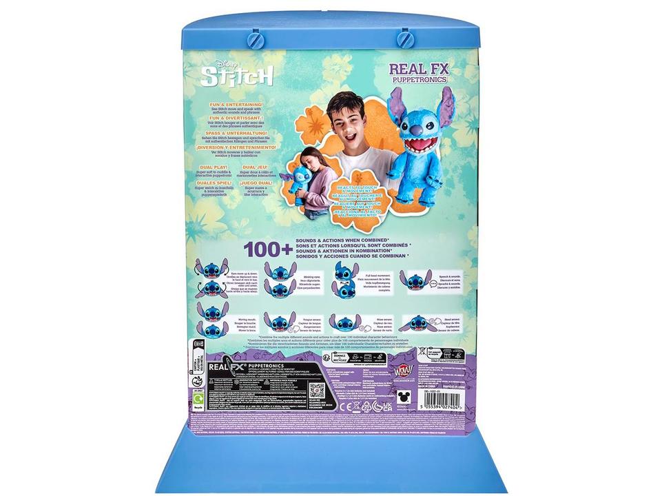 Robô Disney Stitch Wow Emite Sons Sunny Brinquedos - 17