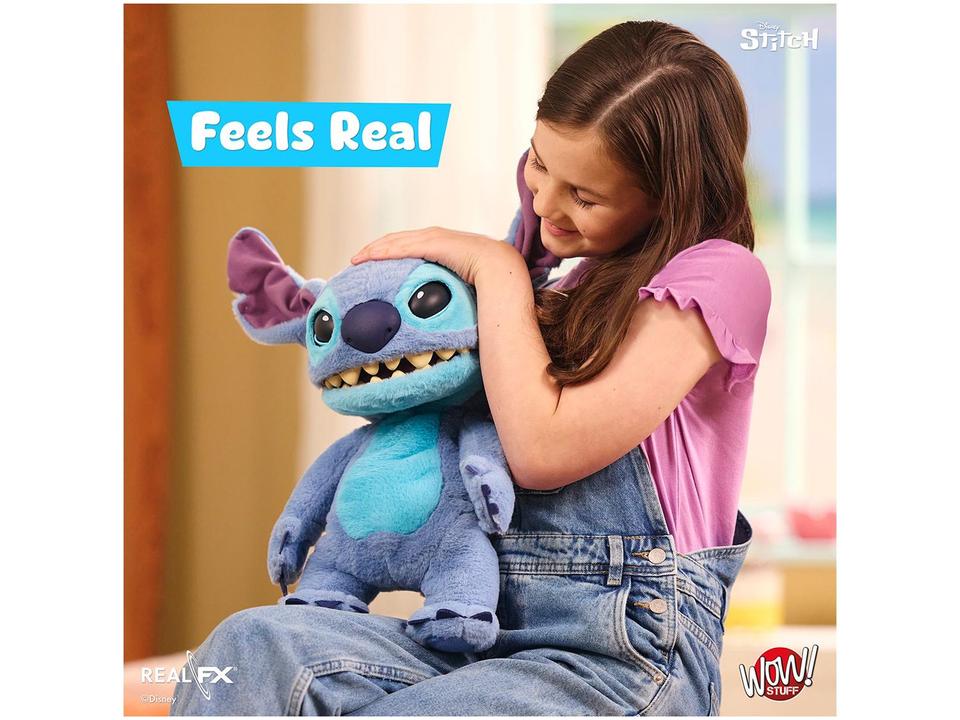 Robô Disney Stitch Wow Emite Sons Sunny Brinquedos - 4