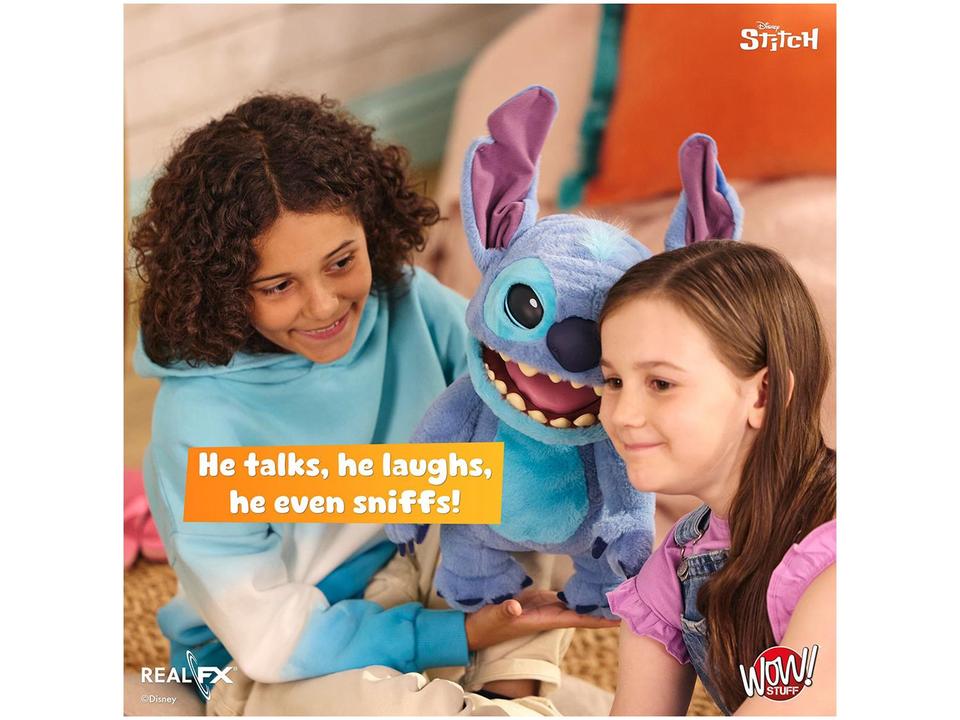 Robô Disney Stitch Wow Emite Sons Sunny Brinquedos - 6