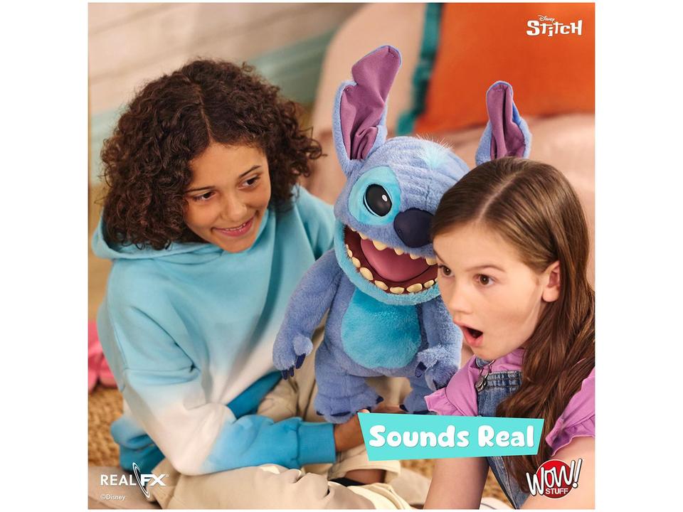 Robô Disney Stitch Wow Emite Sons Sunny Brinquedos - 5