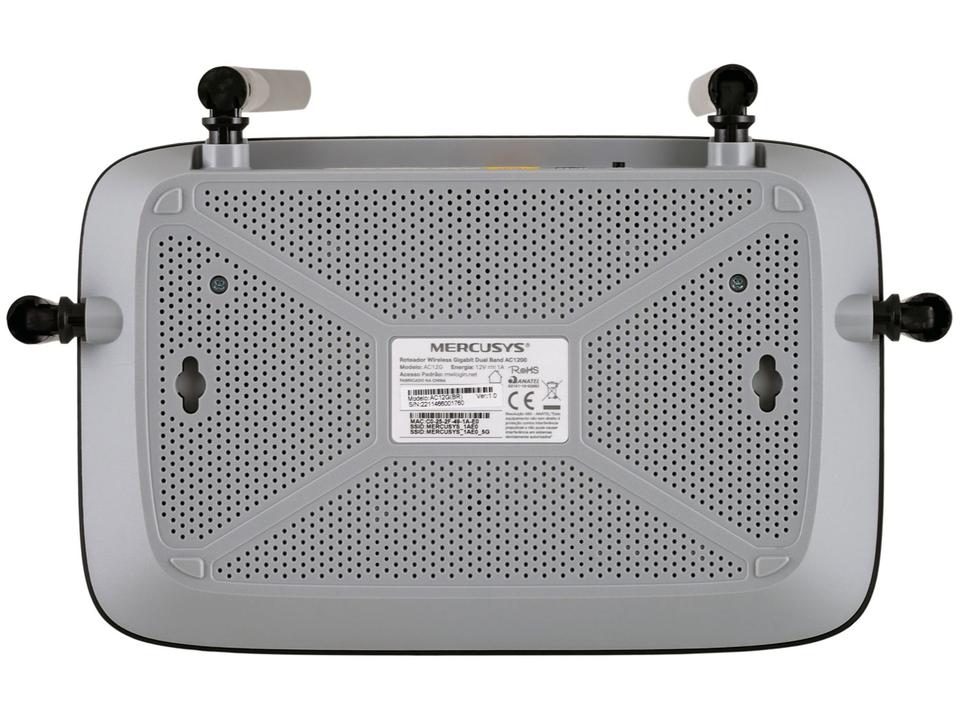 Roteador AC1200 Dual-Band Mercusys AC12G 300Mbps - 5