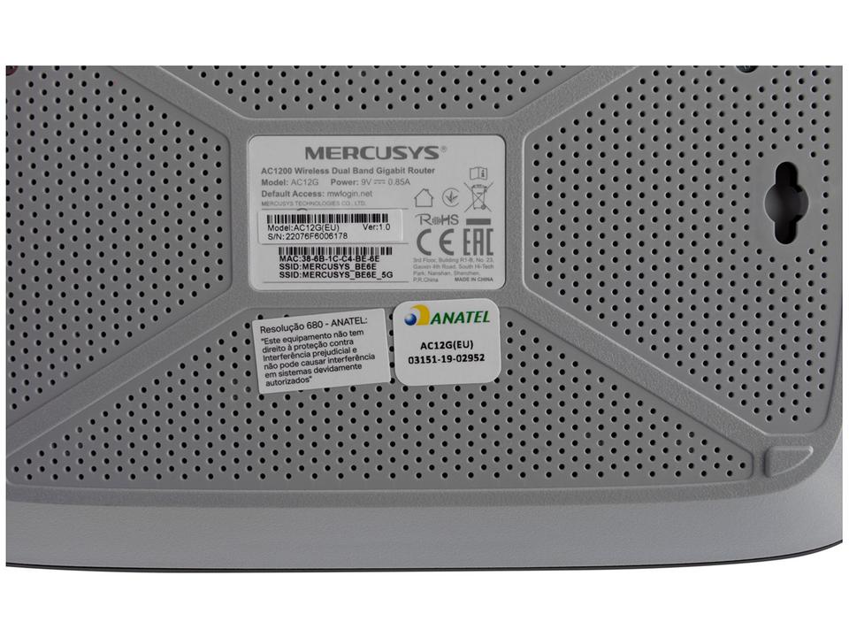 Roteador Mercusys AC1200 1200 Mbps - 5