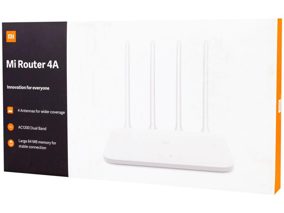 Roteador Xiaomi Mi Router 4A Gigabit 867Mbps - 4 Antenas 3 Portas - 7