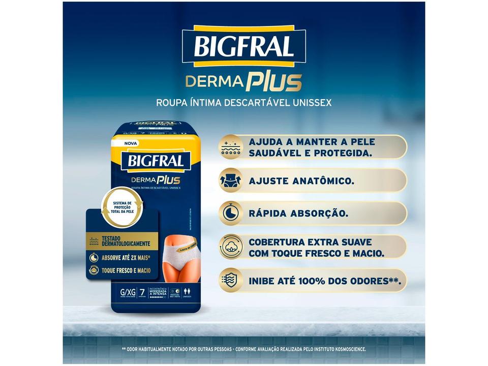 Roupa Íntima Descartável Bigfral Derma Plus - 2