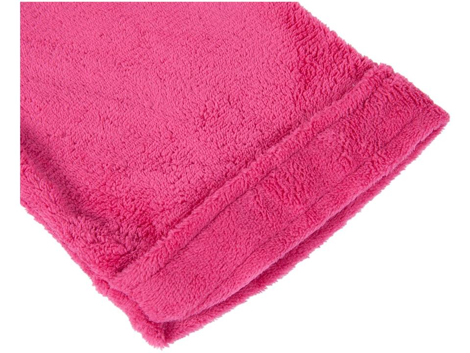 Roupão de Inverno Atlântica Sofisticata Premium de Microfibra Cereja - 4