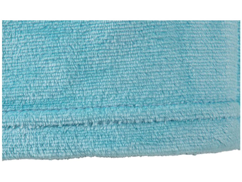 Roupão de Inverno de Microfibra Atlântica Pompom Verde com Capuz - 6